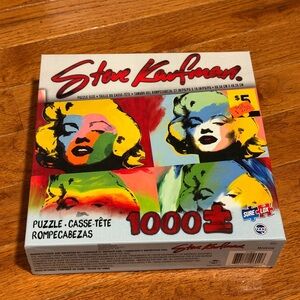 Steve Kaufman Marilyn Monroe 1000-Piece Puzzle - Multicolor Pop Art